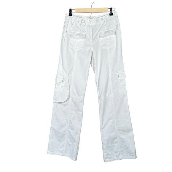 BRANDY MELVILLE Kimmy Straight Leg Utility Cargo Pants in white - Picture 5 of 11
